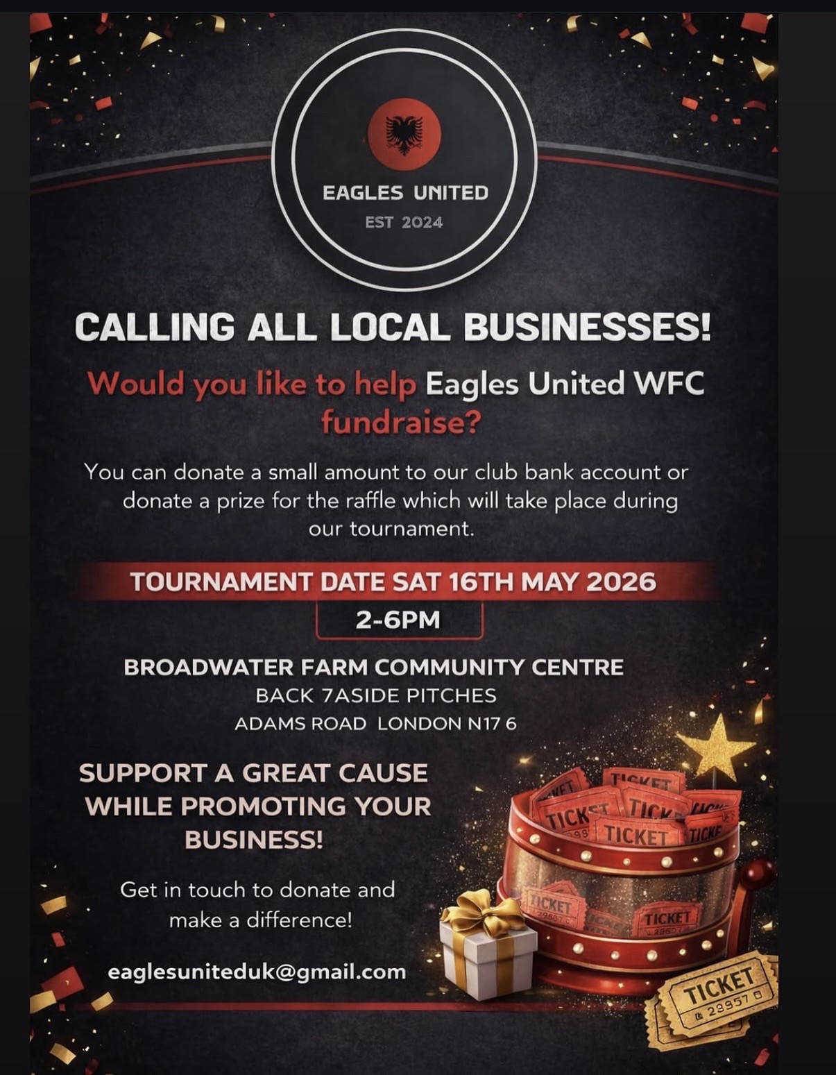 Sponsors required